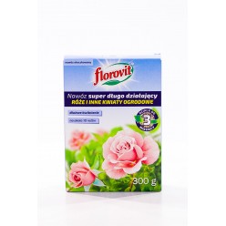 Удобрение "Флоровит" (Florovit) супер длительного действия для роз и других цветущих, 300г (коробка)