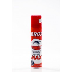 Спрей от комаров и клещей "Bros MAX", 90 мл 