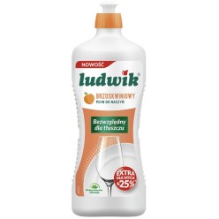 Средство для мытья посуды "Ludwik" персик 900г.