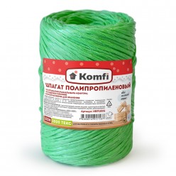 Шпагат полипропиленовый, цилиндр, 1,6мм*100м зеленый Komfi