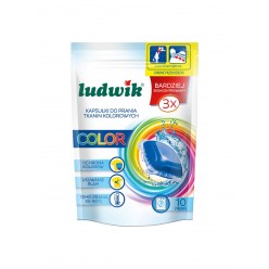 Гелевые капсулы для стирки цветных тканей "Ludwik" 10шт