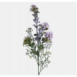 Молочай ветка искусственный сиреневая 47см