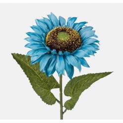 Подсолнух цветок искусственная блю 90см