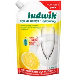 Средство для мытья посуды "Ludwik" лимон саше 500г.