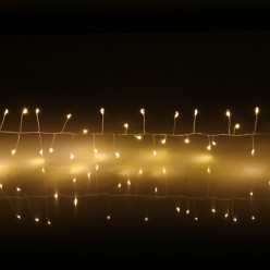 Гирлянда для дома 2,0 м 150 ламп LED  "Мишура", IP-40, Теплый белый 183-747