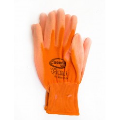 Перчатки защитные (п/э полиуретан), размер 7, микс